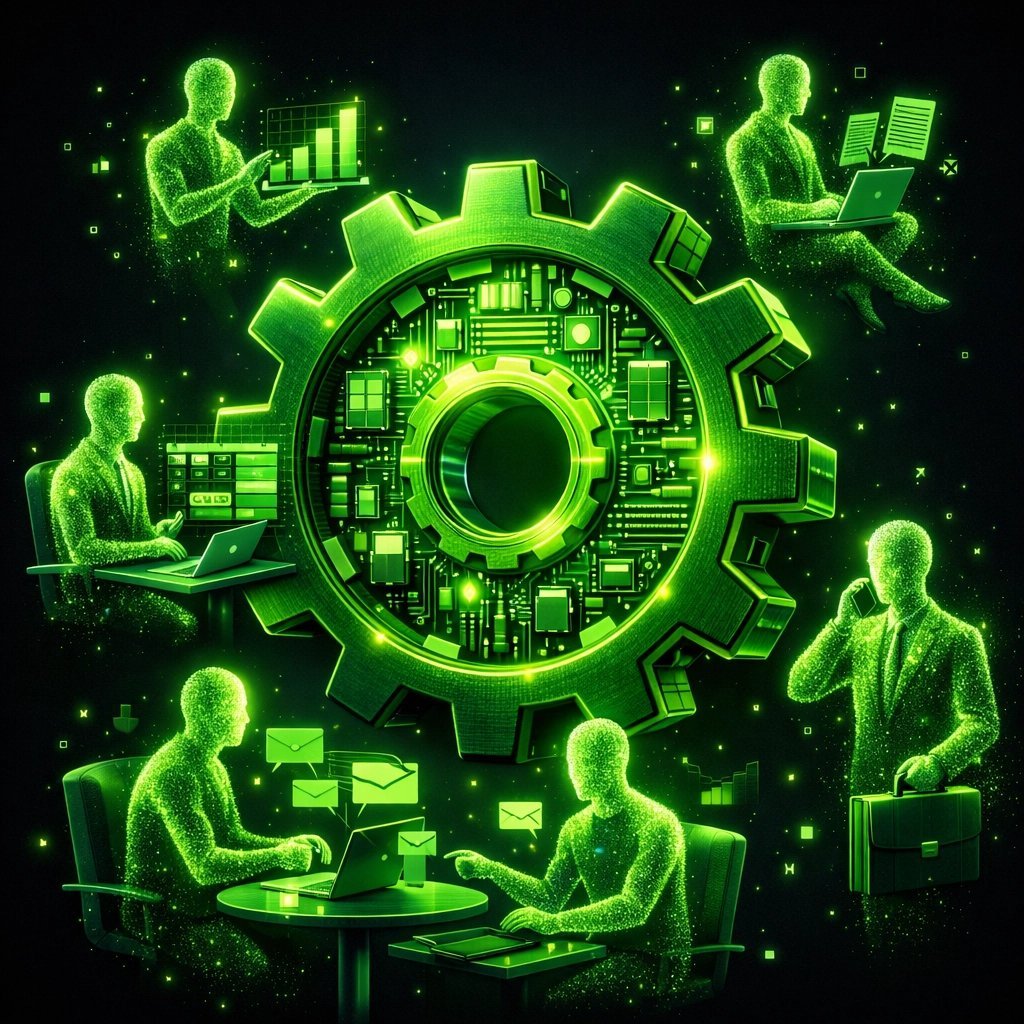 Agentes de IA Tork AI trabalhando